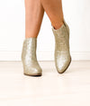 Fiera Booties in Gold