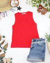 Noelle Tank - Red