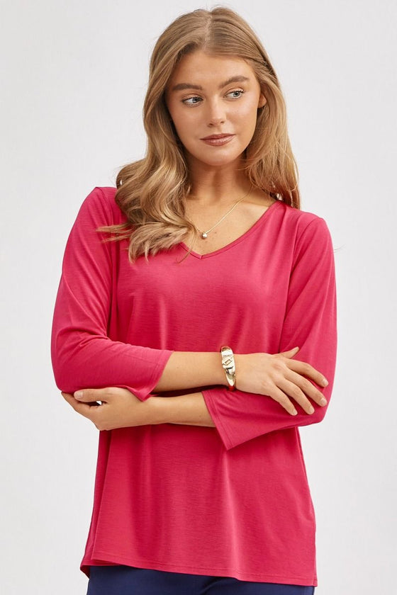 Dear Scarlett Signature Classic V-Neck Top