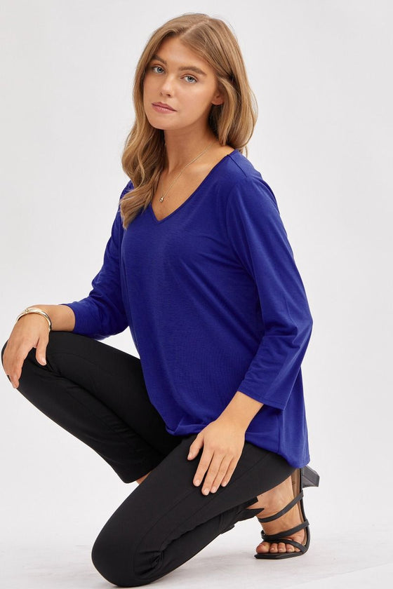 Dear Scarlett Signature Classic V-Neck Top