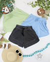 French Terry Stevie Shorts - Spring Leaf