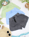French Terry Stevie Shorts - Spring Leaf